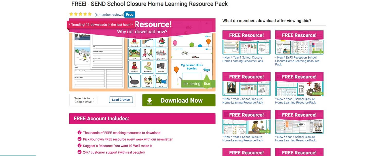 Home Learning SEND - Primary Resources - Sunshine & Smiles